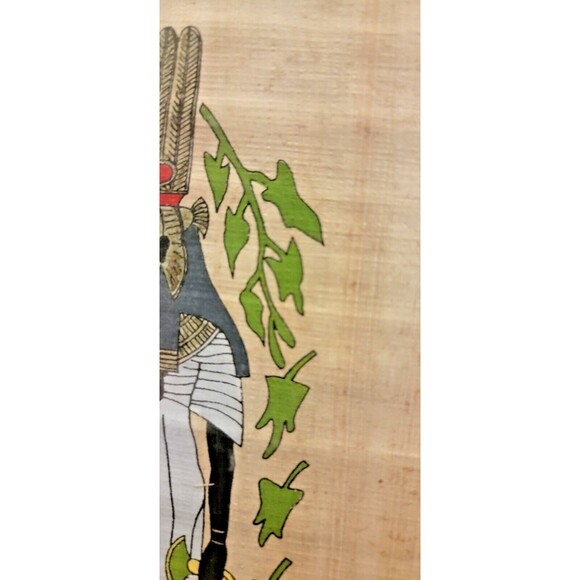 Egyptian Papyrus Painting ,Queen Nefertari Ahmose, the Papyrus Institute, Egypt - Picture 12 of 16